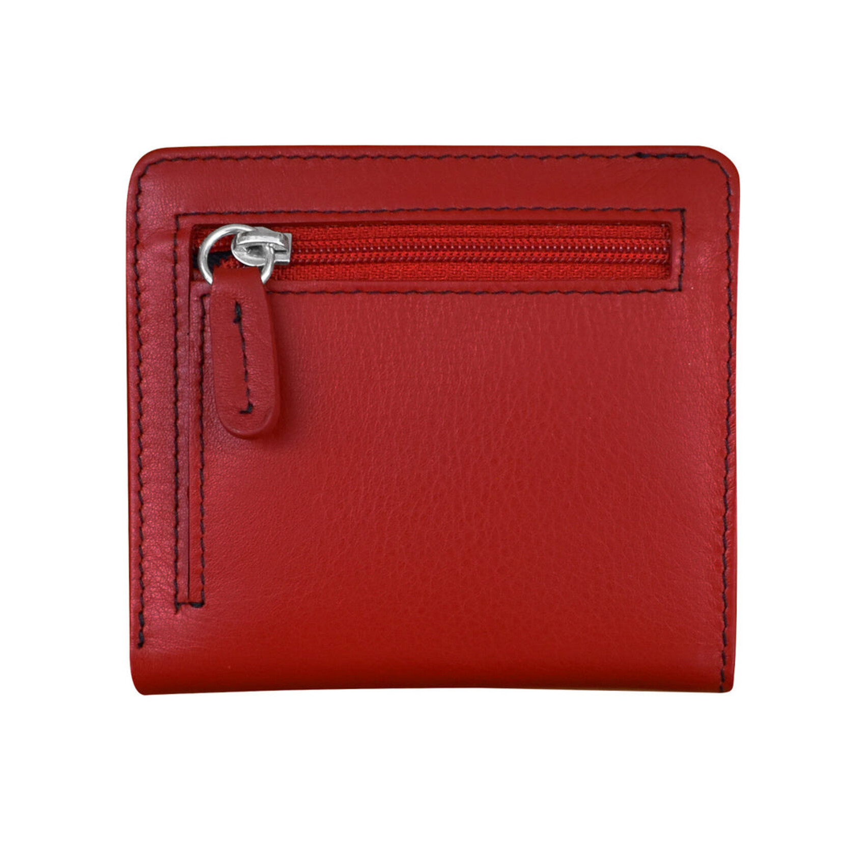 ili Bi Fold  Mini Wallet in Red/Black