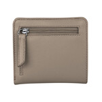 ili Bi Fold Mini Wallet in Taupe/Mauve