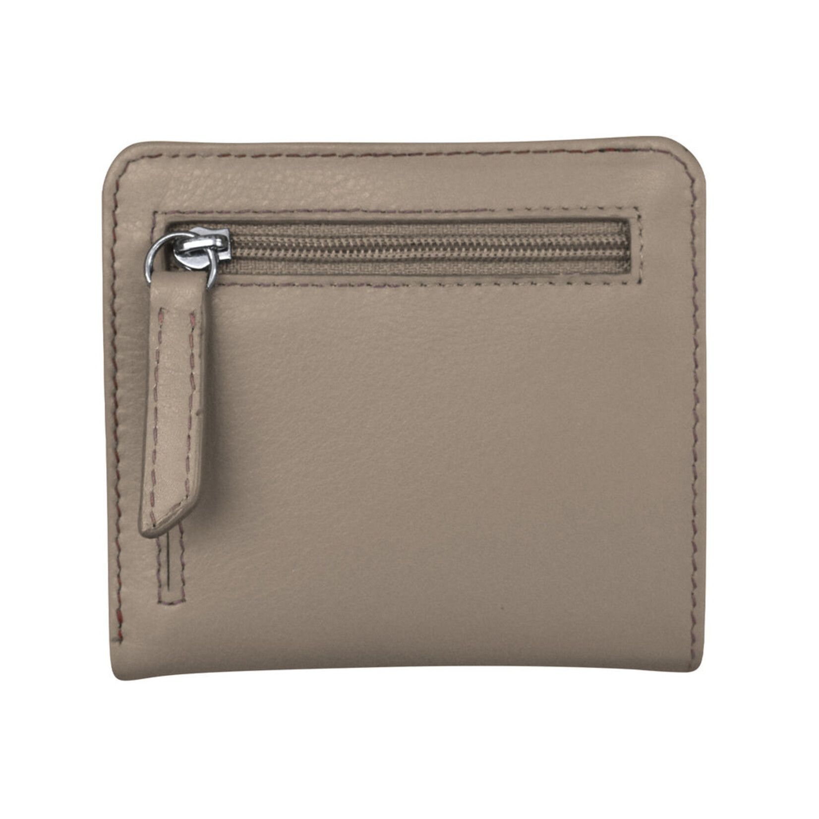 ili Bi Fold Mini Wallet in Taupe/Mauve