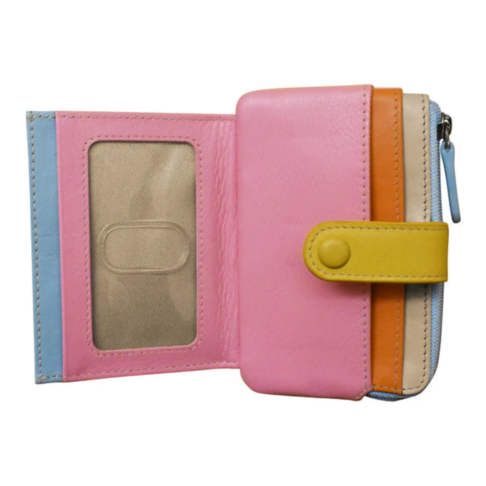 ili Small Card Holder Purse in Pink Rainbow