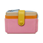 ili Small Card Holder Purse in Pink Rainbow