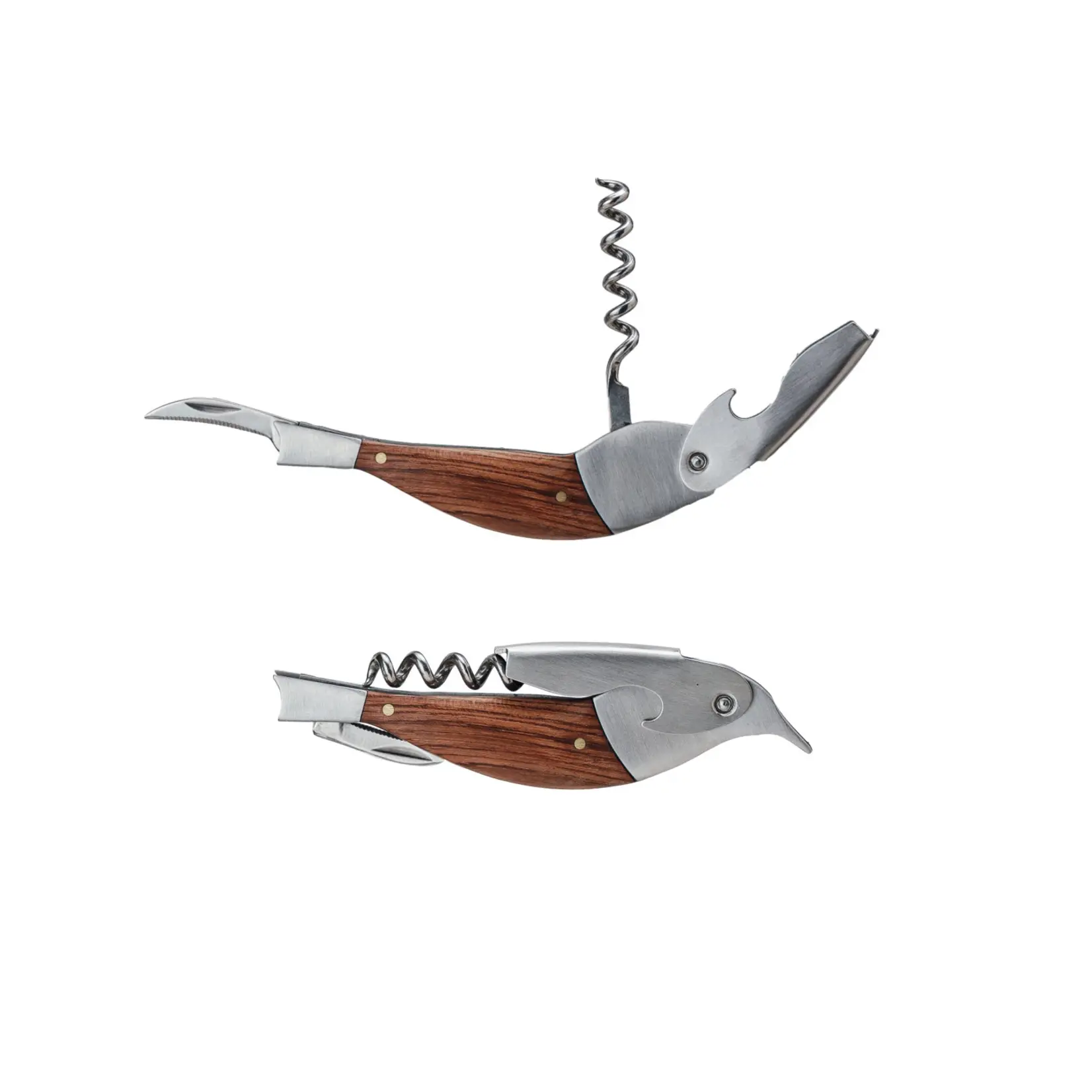 Creative Coop Bird Bottle Opener / Corkscrew