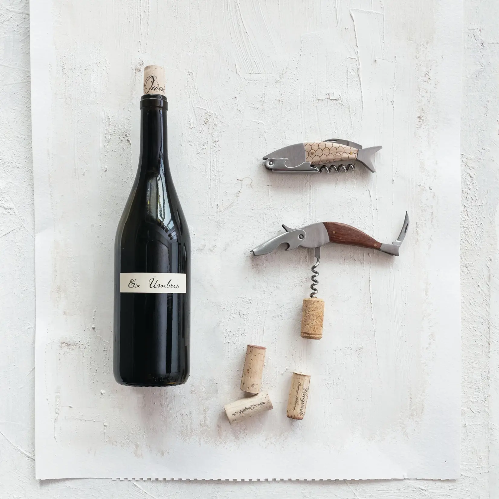Creative Coop Bird Bottle Opener / Corkscrew