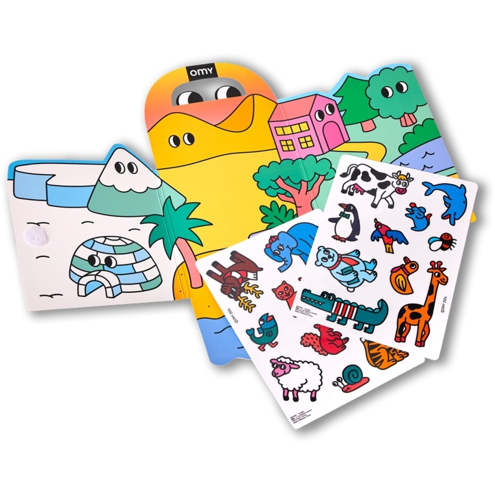 Animals Montessori Decor Stickers