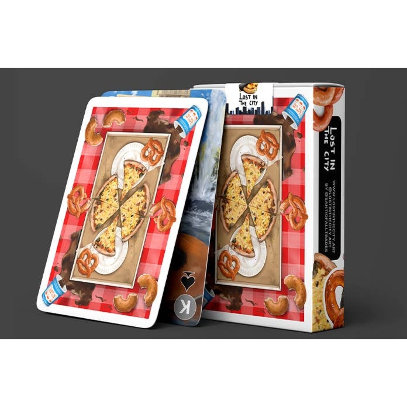 NY Red Rat Playing Cards