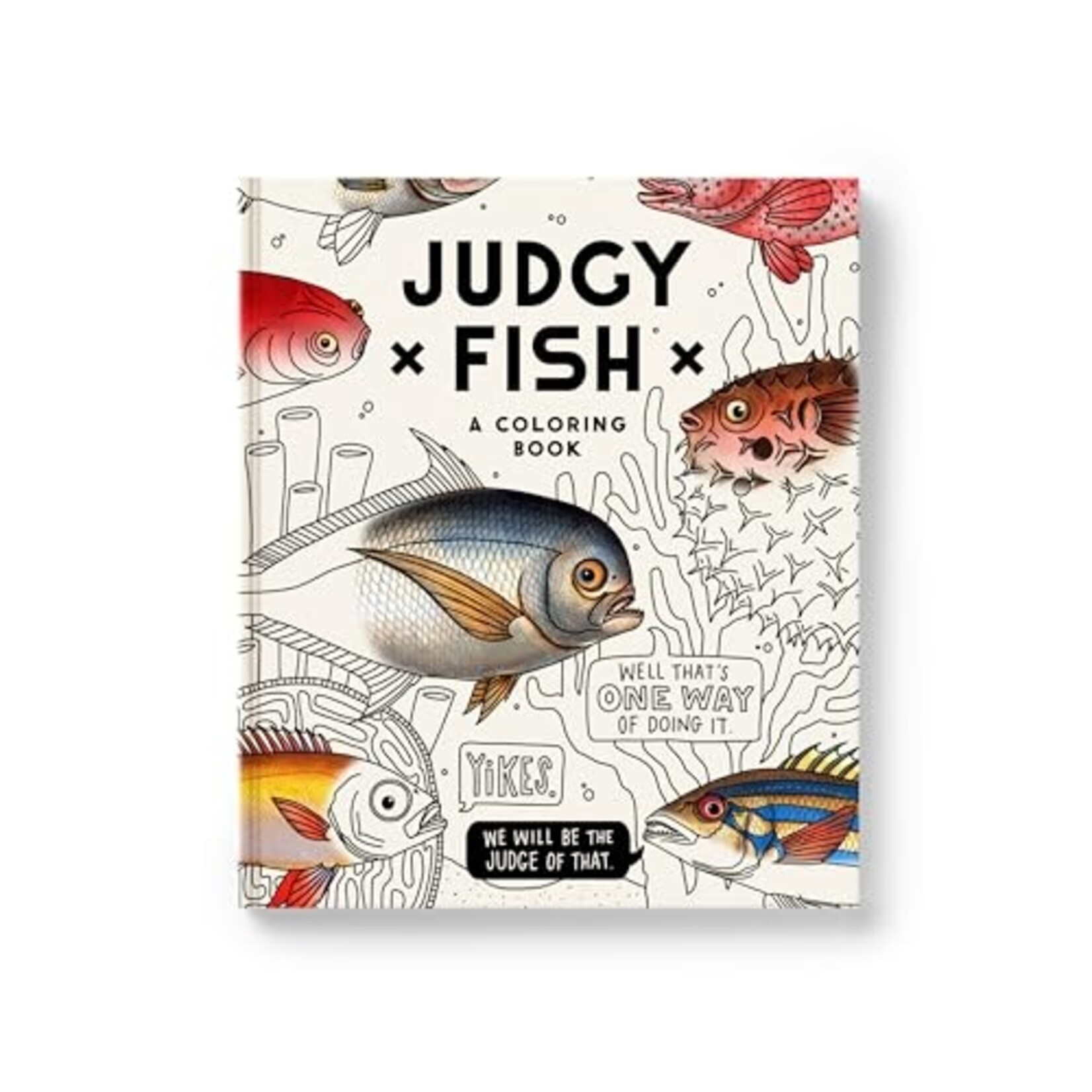 Chronicle Books Judgy Fish Coloring Book