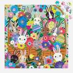 Chronicle Books Blooming Bunnies Family Foil Puzzle