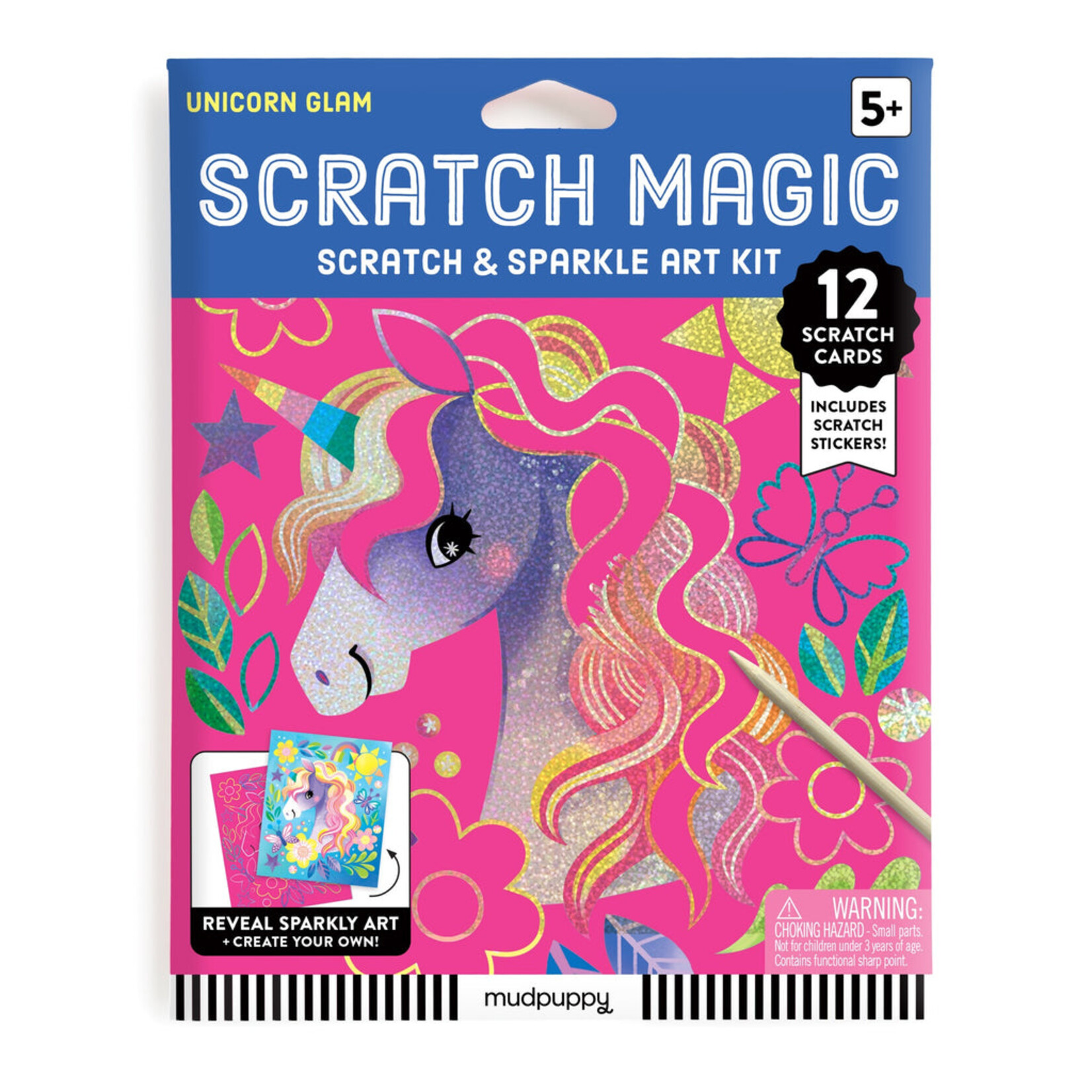 Chronicle Books Unicorn Glam Scratch & Sparkle
