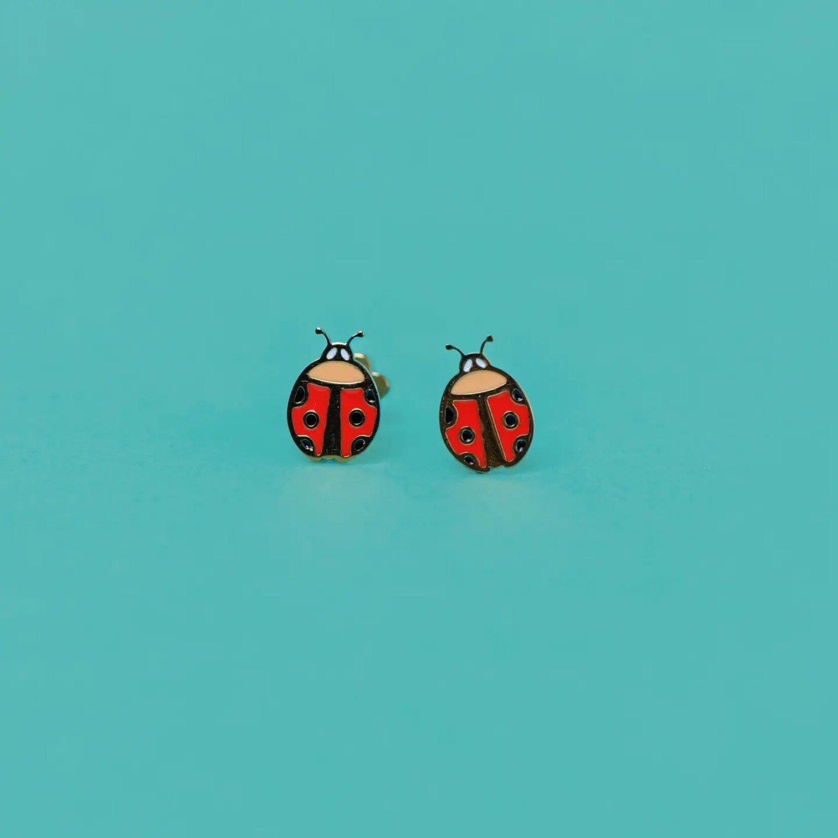 Jaxkelly Ladybug Flat Back Studs