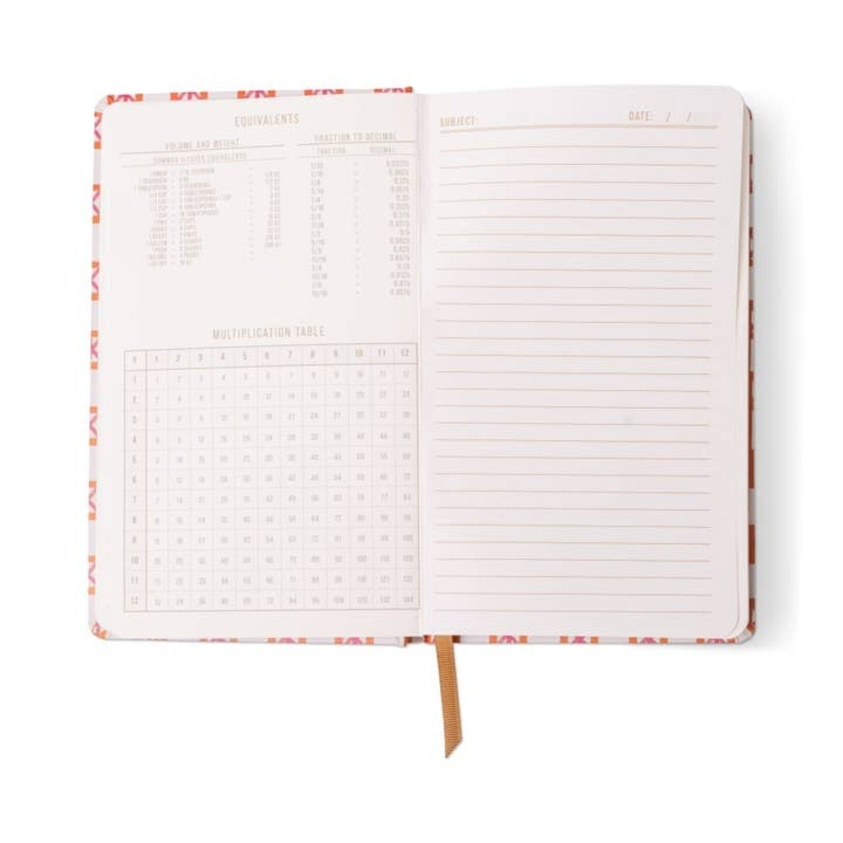 Designworks Ink Mix Credit Journal in Orange Check