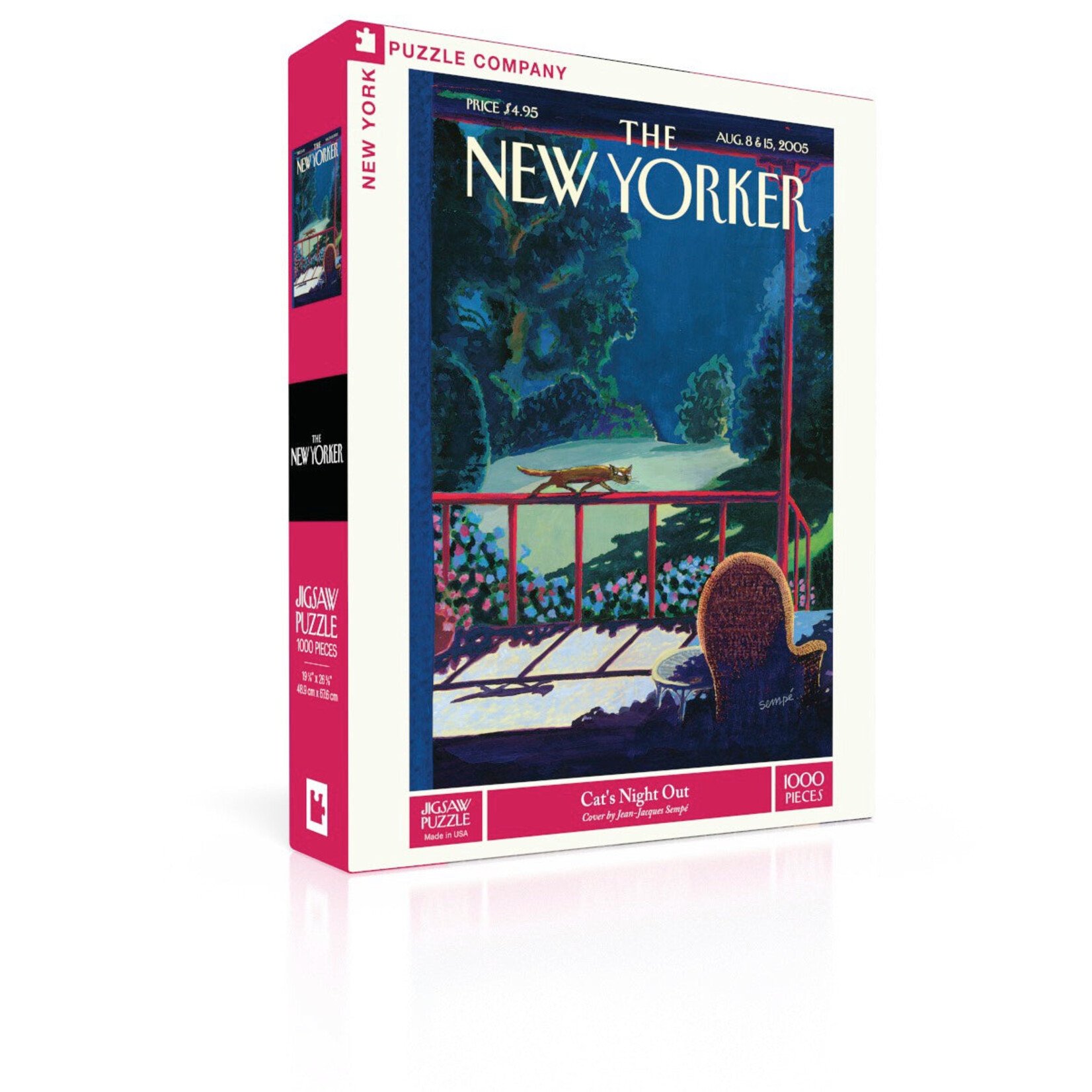 New York Puzzle Company Cat's Night Out Puzzle