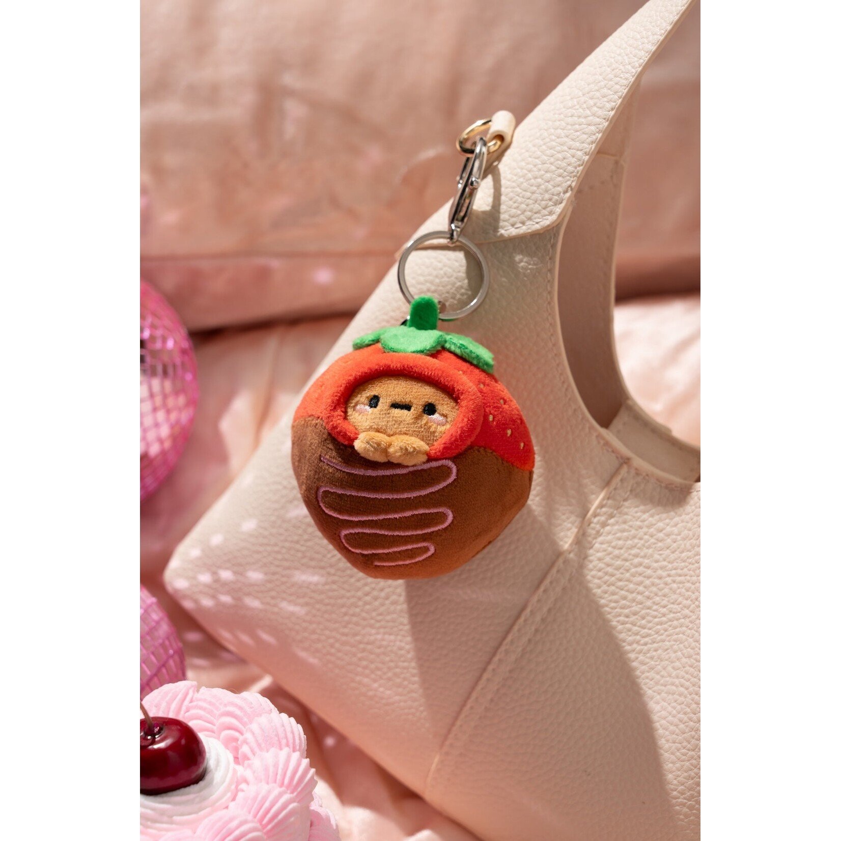 Smoko Chocolate Strawberry Tayto Bag Charm