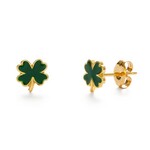 A Mano Four Leaf Clover Studs