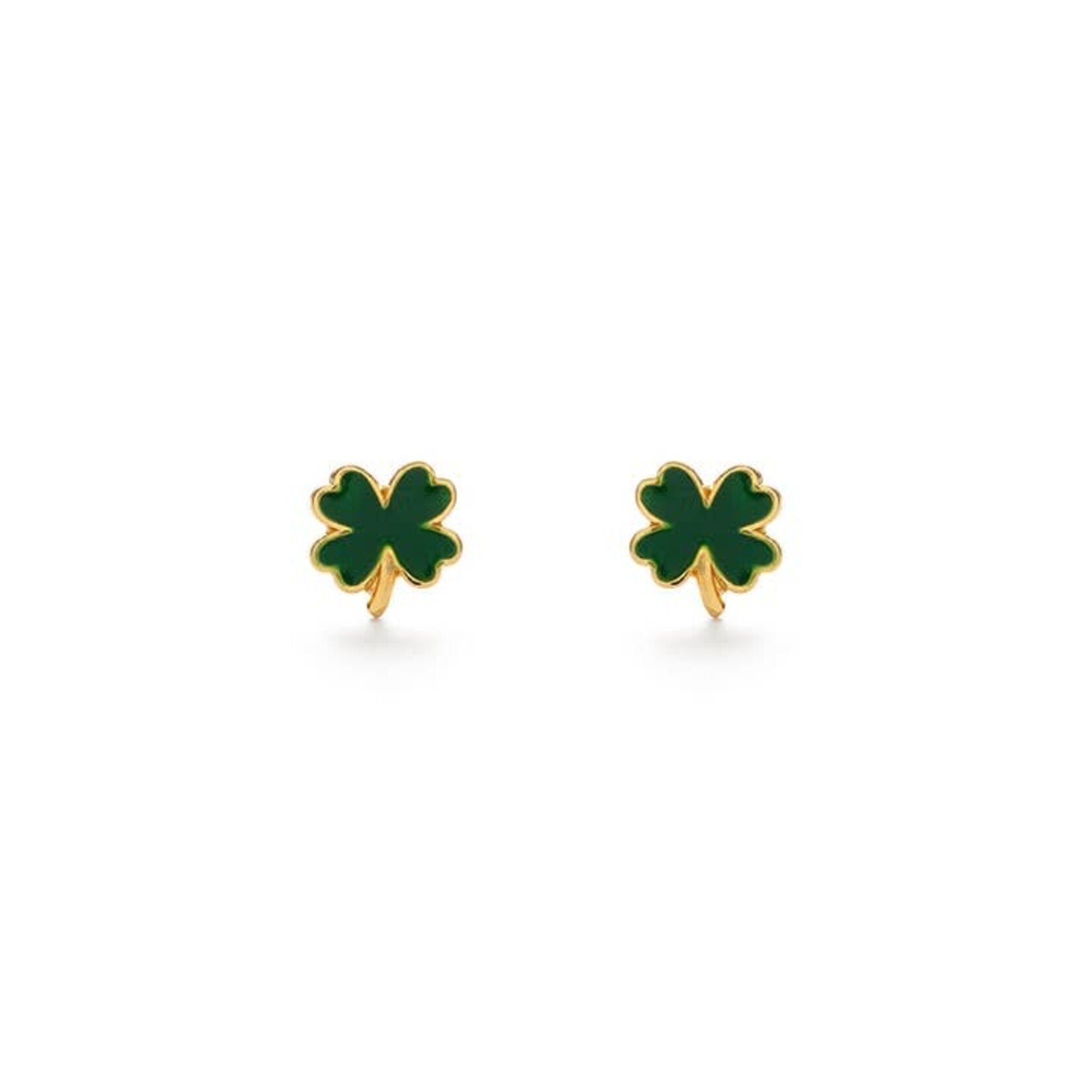 A Mano Four Leaf Clover Studs