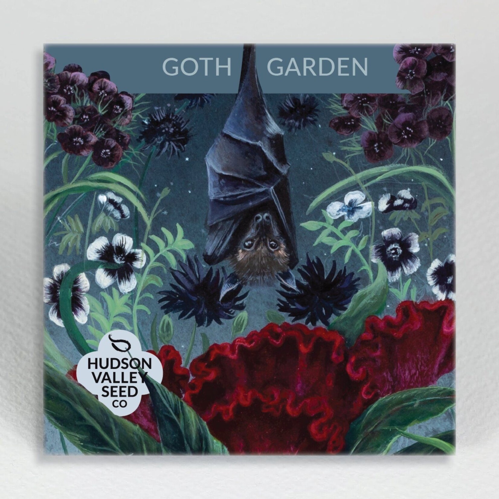Hudson Valley Seeds Goth Garden Flower Mix