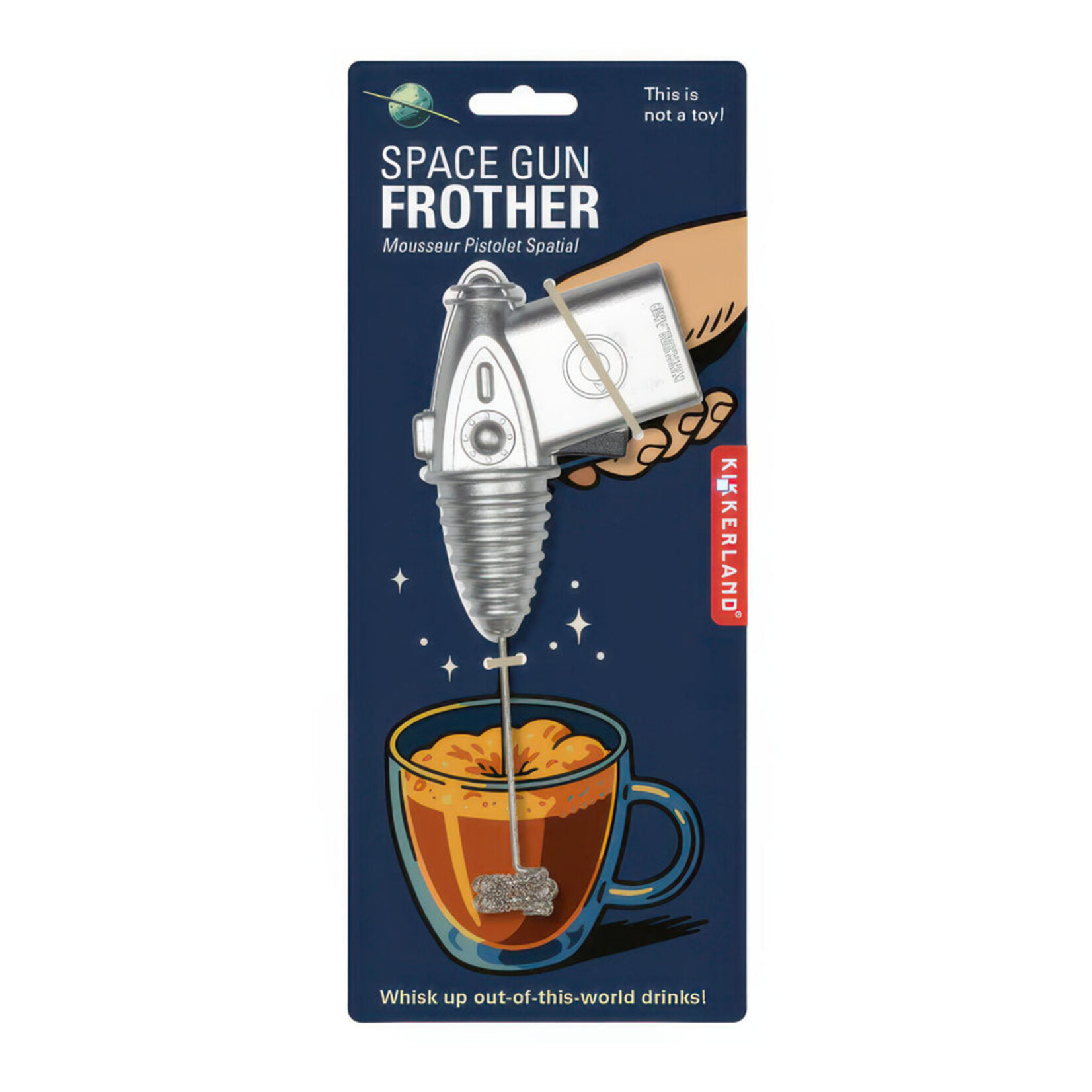 Kikkerland Space Gun Frother