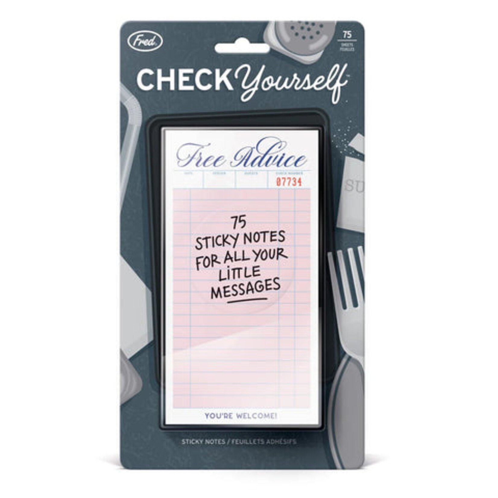 Fred & Friends Check Yourself Sticky Notes