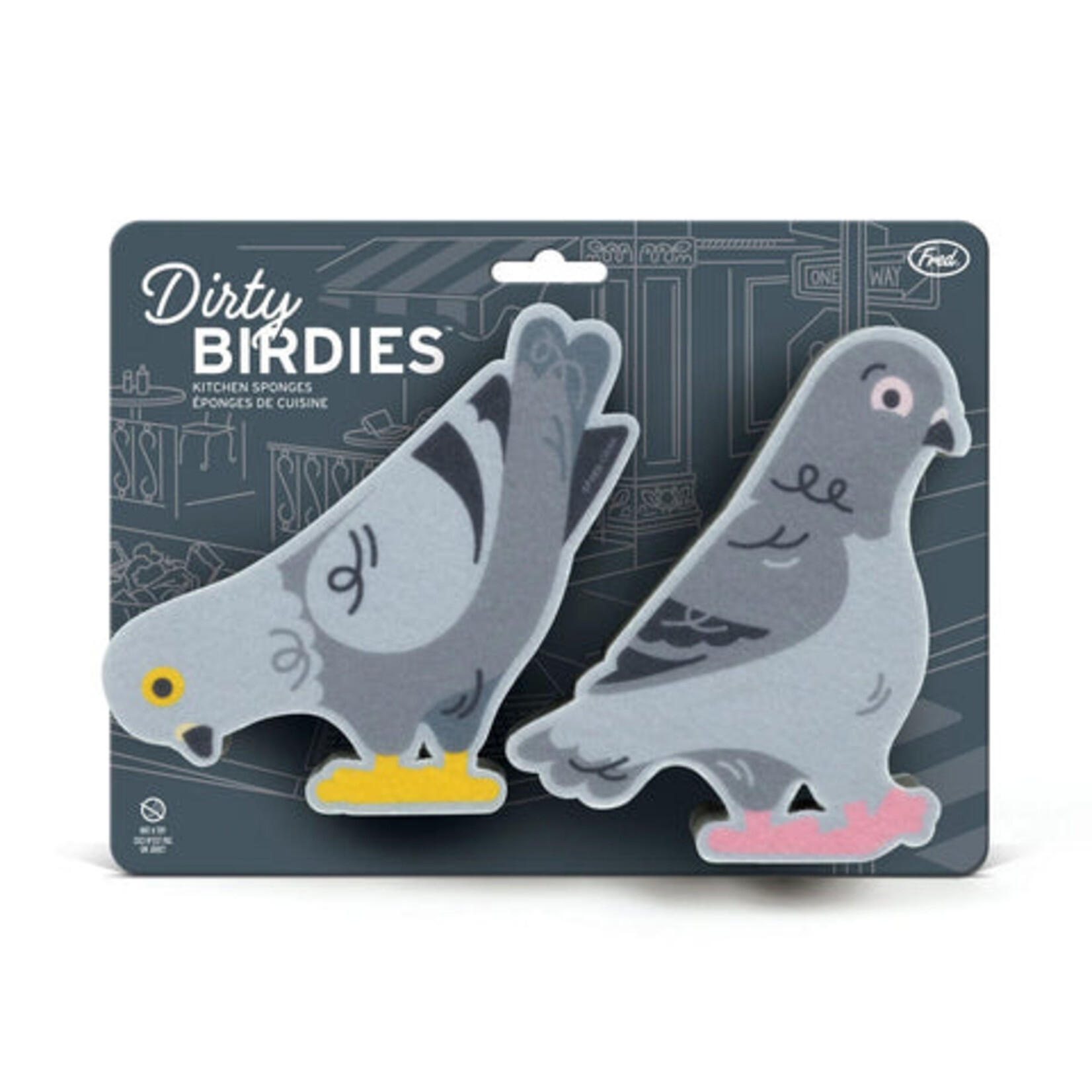 Fred & Friends Dirty Birdies Sponges