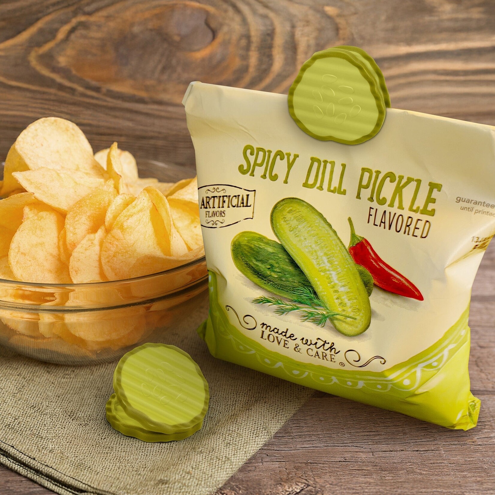 Fred & Friends Pickle Bag Clips