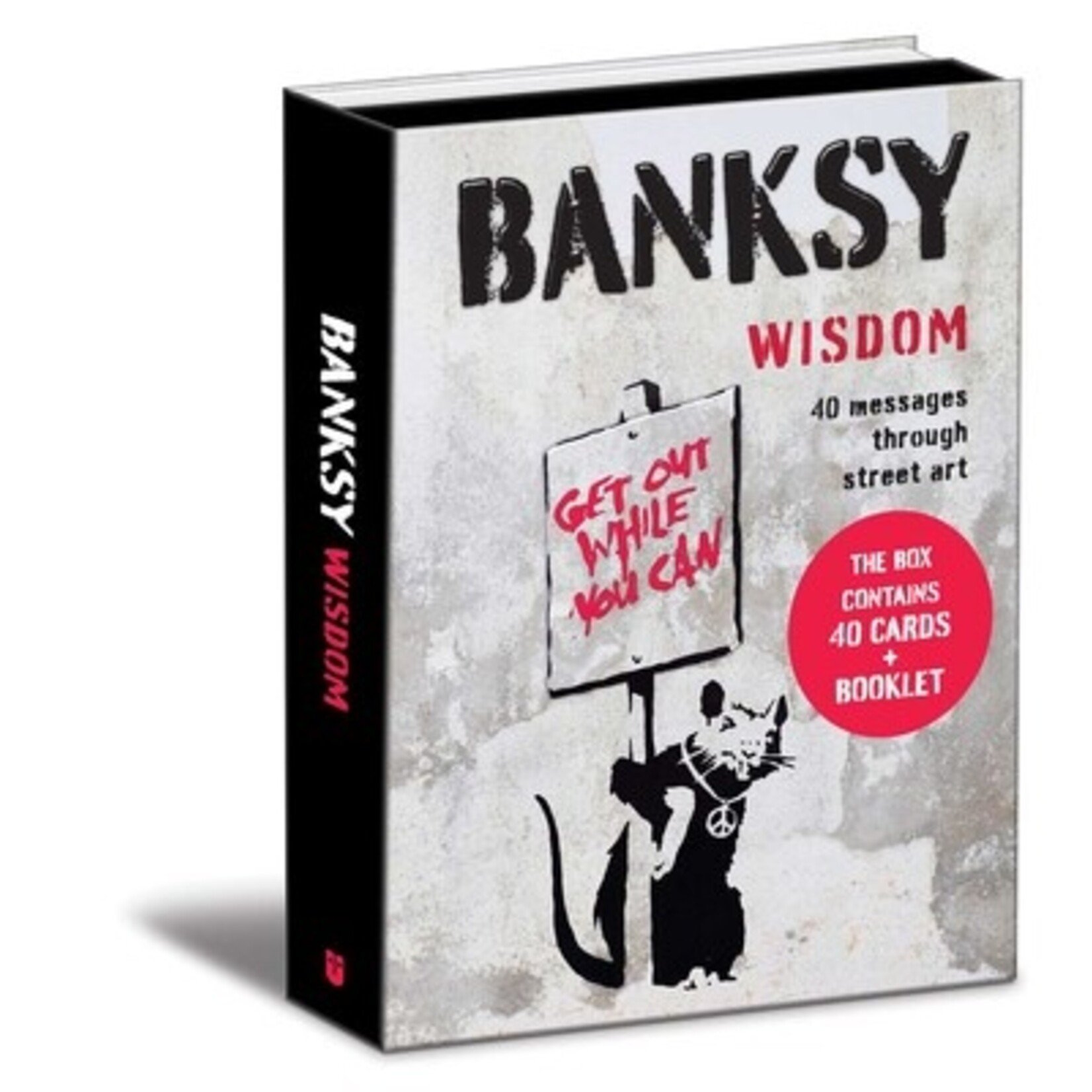 Simon and Schuster Banksy Wisdom: 40 Messages Through Street Art