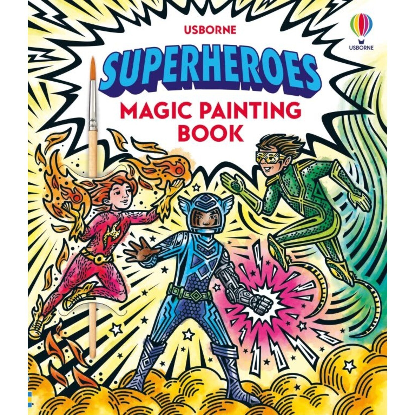 HarperCollins Superheroes Magic  Painting Book: Usborne