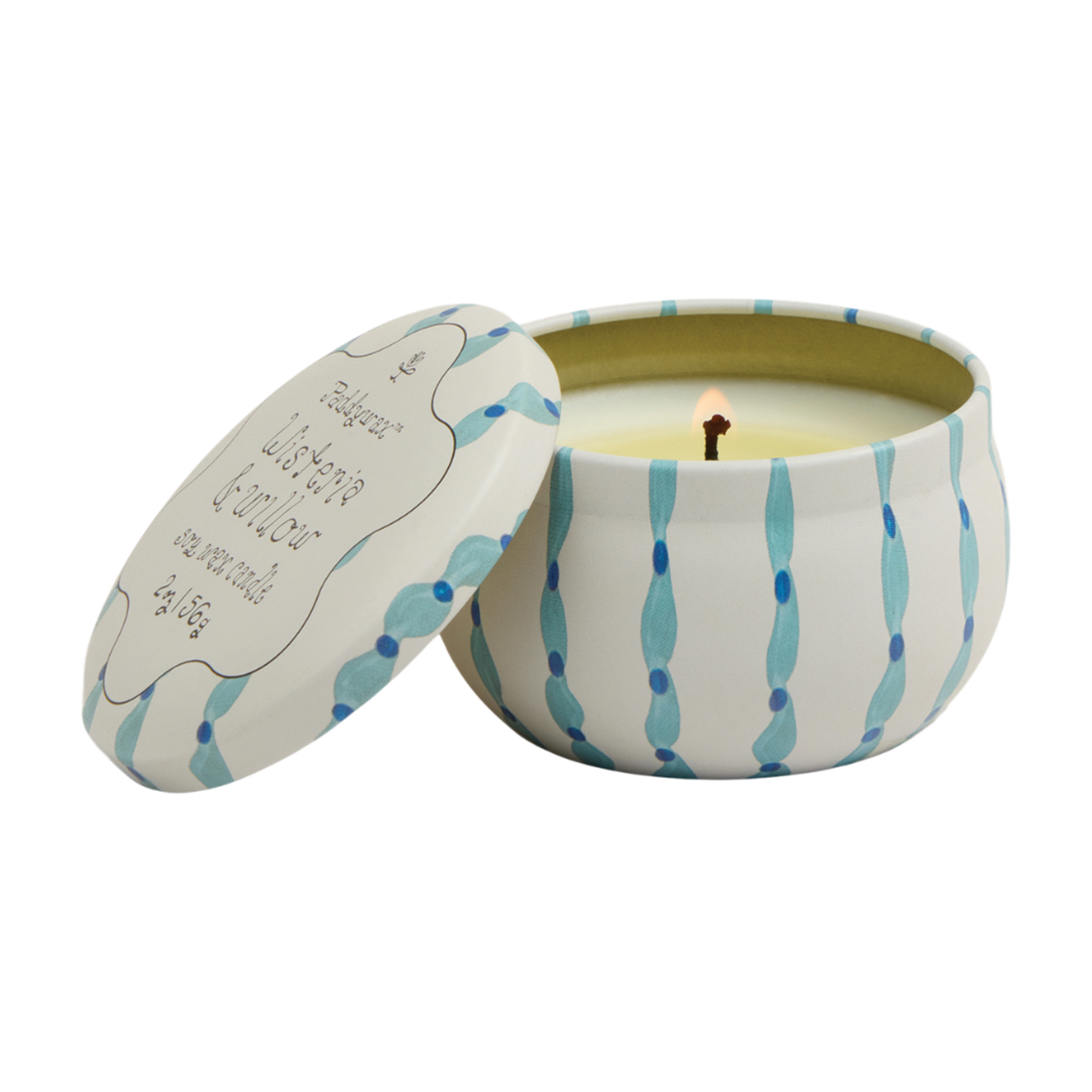 PADDYWAX Tulip Printed Tin in Wisteria & Willow