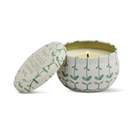 PADDYWAX Tulip Printed Tin in Verbena & Lemongrass