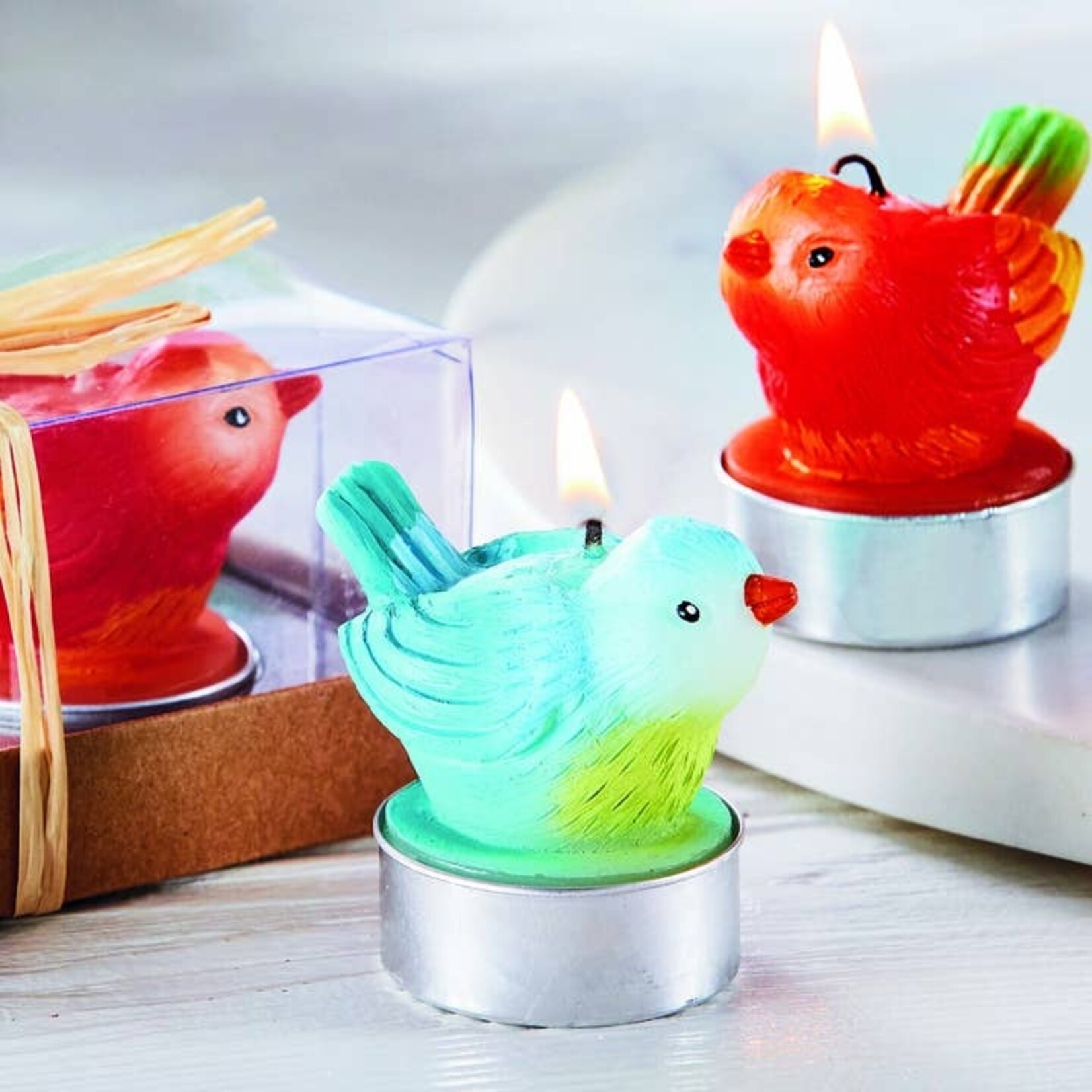Spring Bird Candle Set