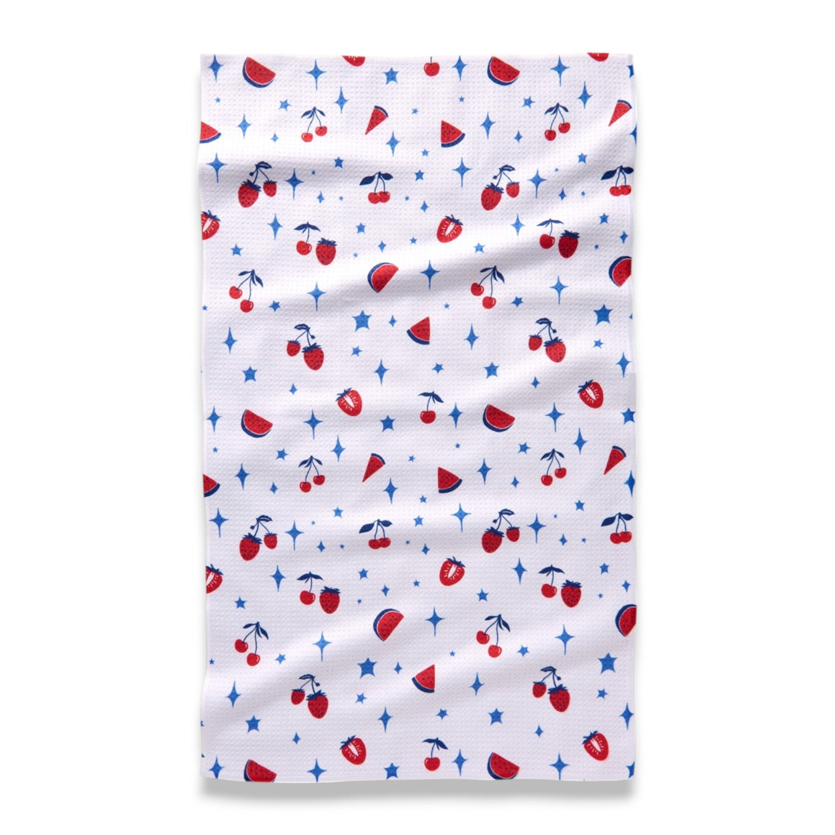 Geometry Fruit Sparkle Toss Geometry Tea Towel