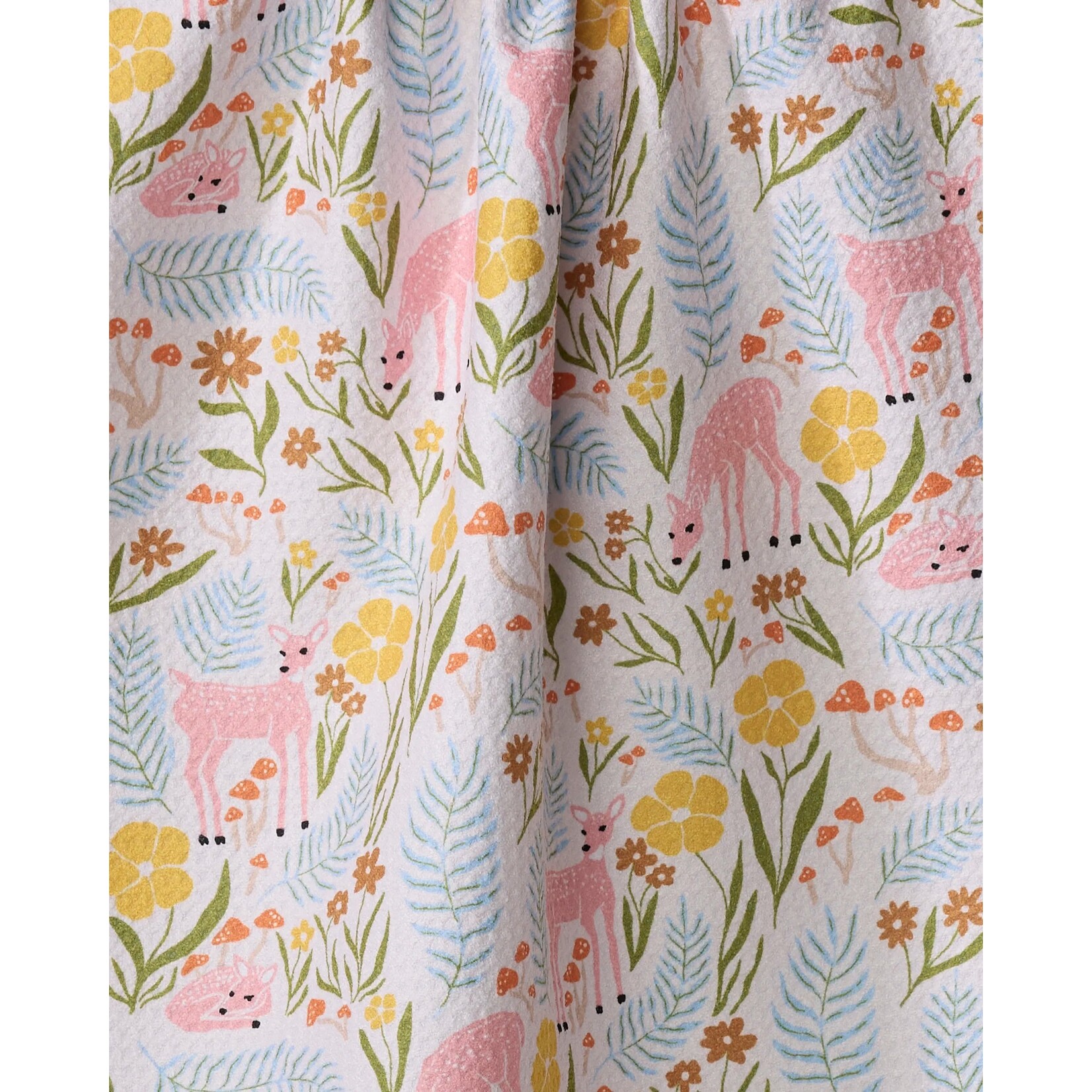 Geometry Fern And Fawn Geometry Tea Towel