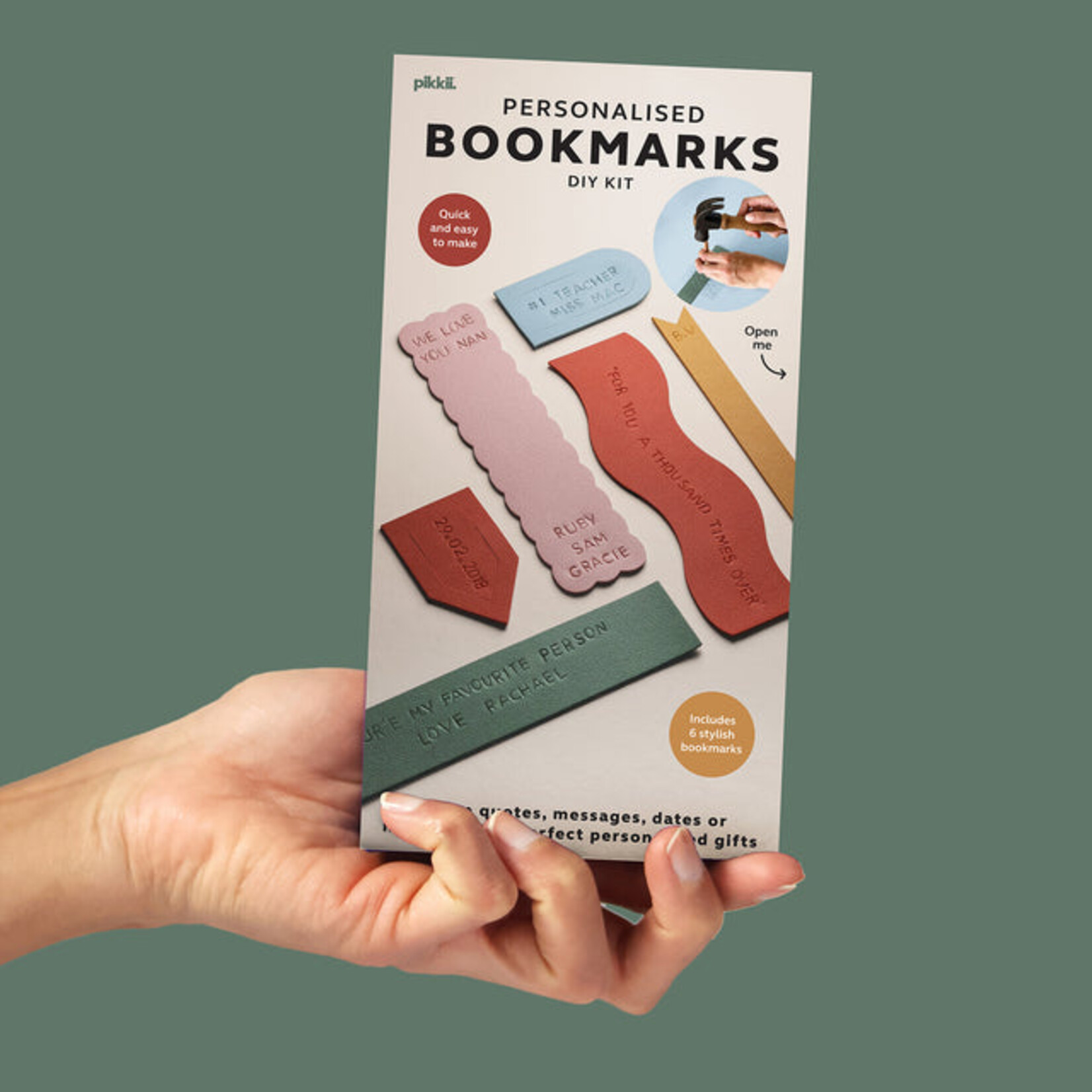 Pikkii Personalised Bookmarks Diy Kit
