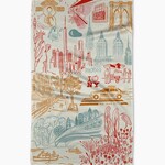 Geometry New York in Color Geometry Tea Towel