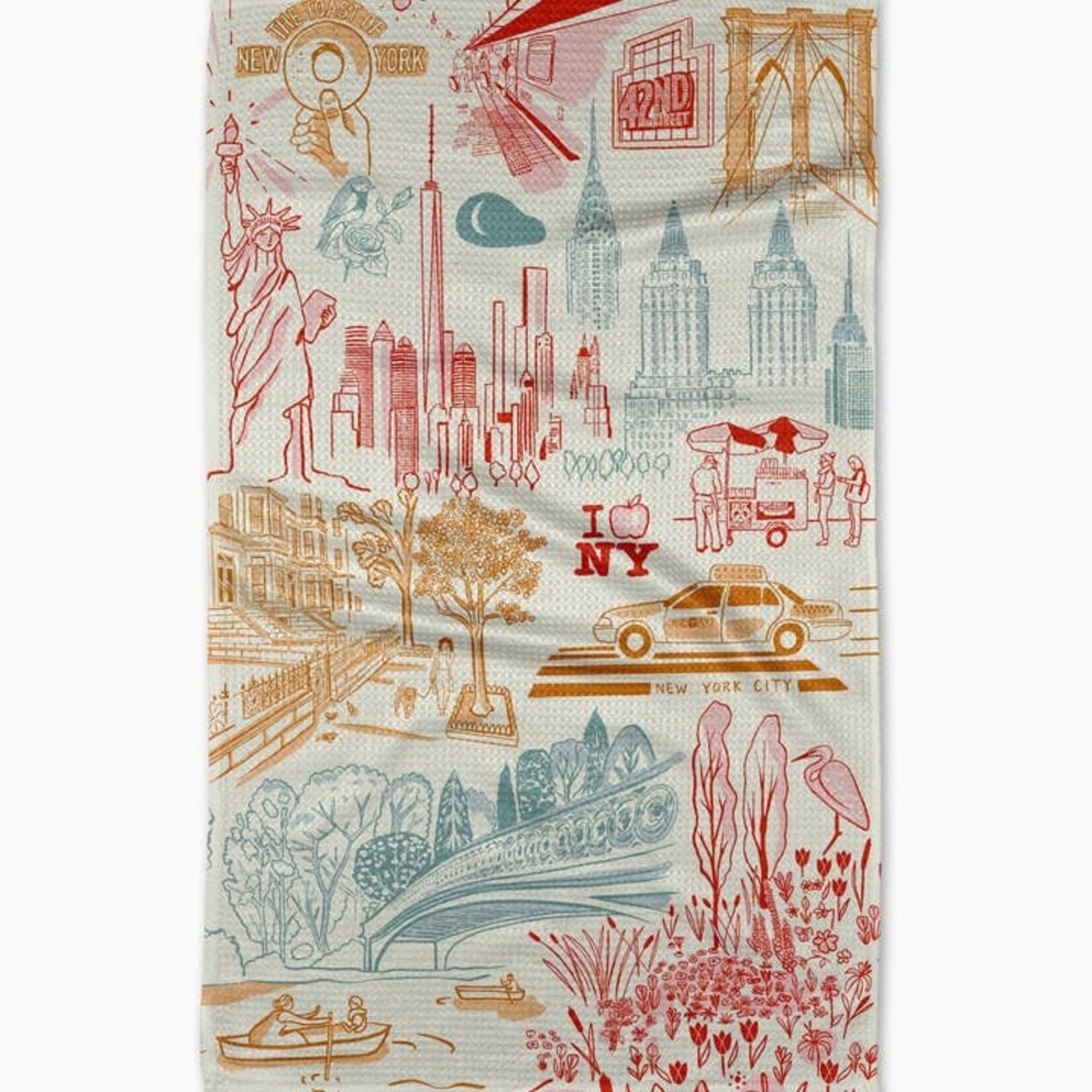Geometry Geometry Tea Towel -  New York in Color