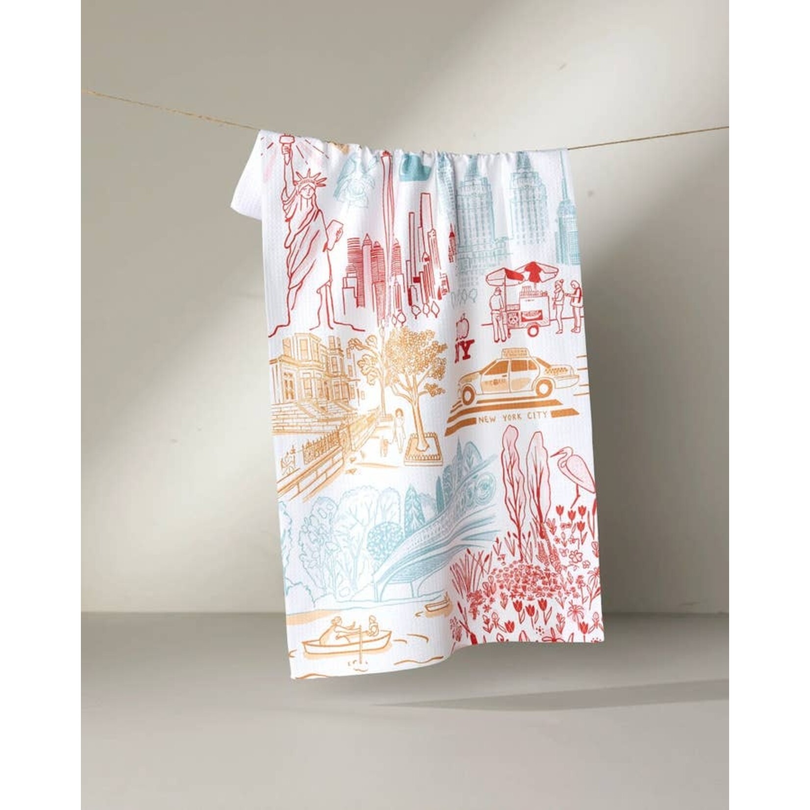 Geometry Geometry Tea Towel -  New York in Color