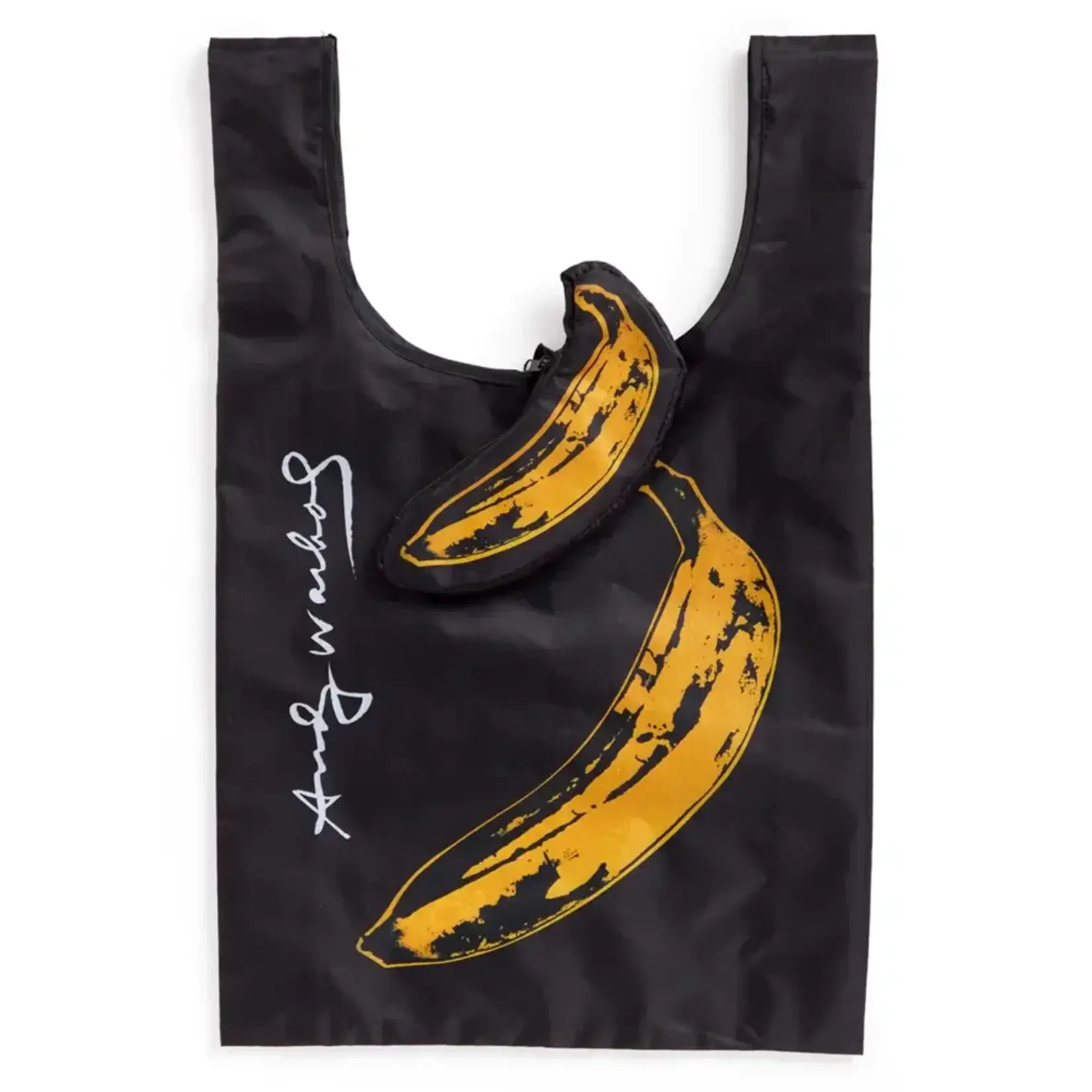 Chronicle Books Andy Warhol Banana Packable Nylon Tote Bag