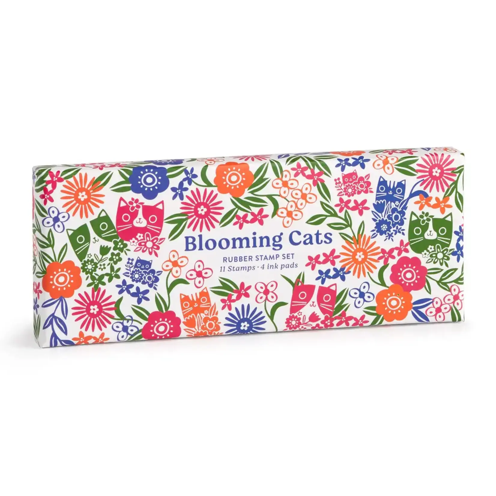 Chronicle Books Blooming Cats Rubber Stamp Set