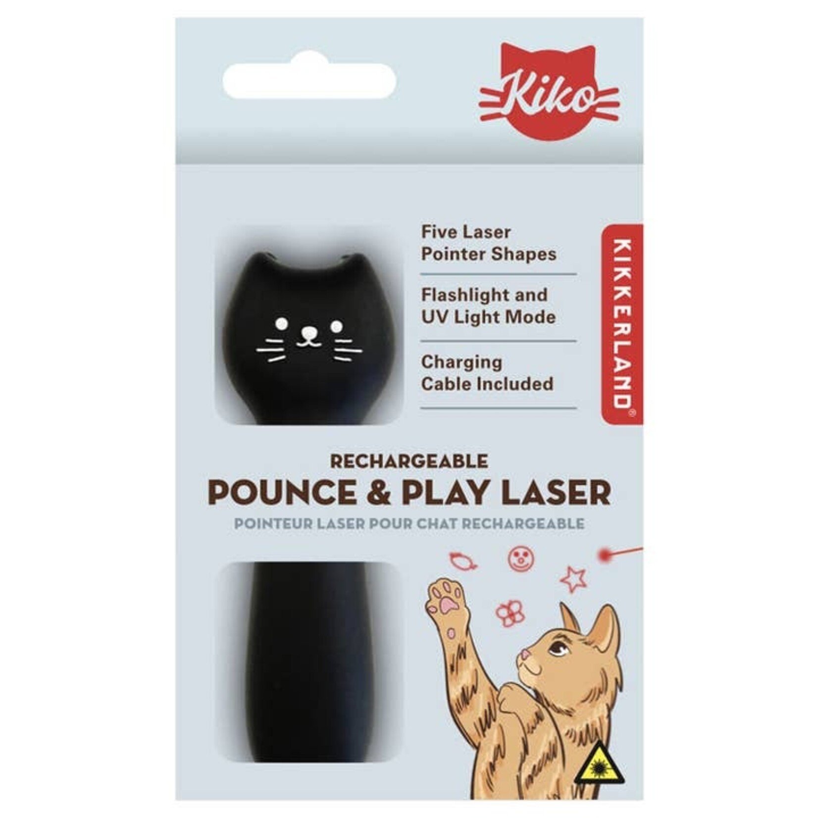 Kikkerland Pounce & Play Laser Pointer