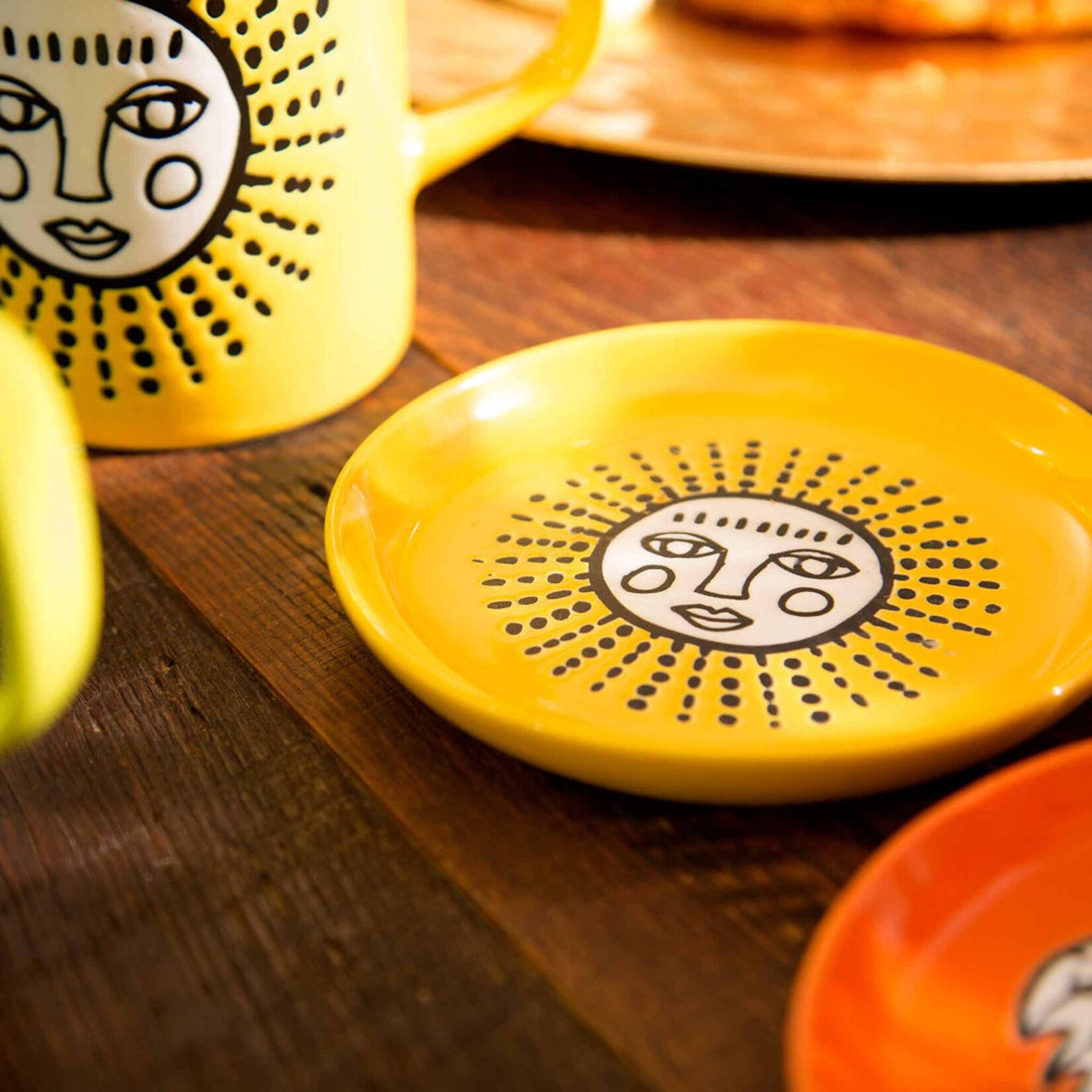 Yellow Sun Cuppa Color Coaster