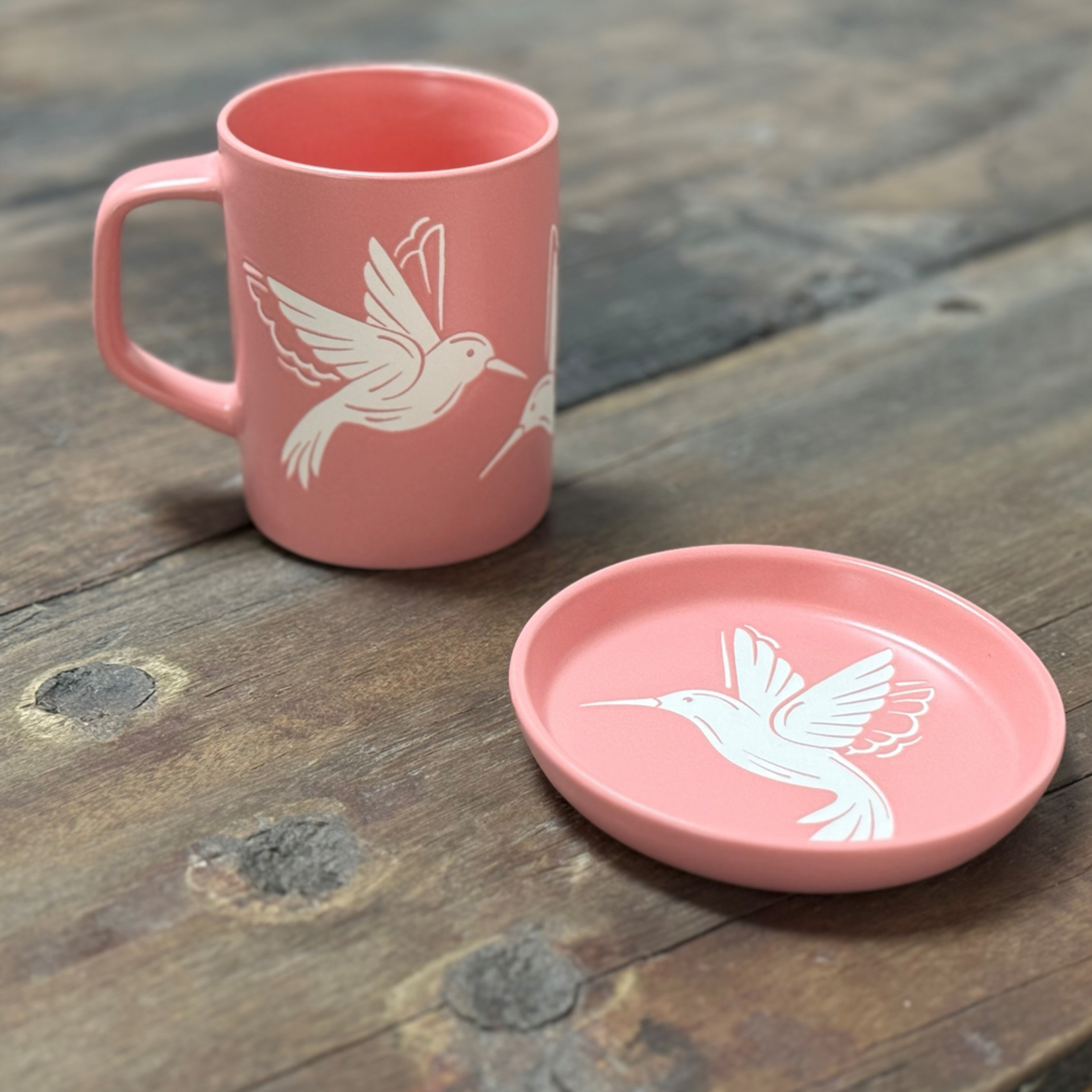 Hummingbird Cuppa Color Coaster