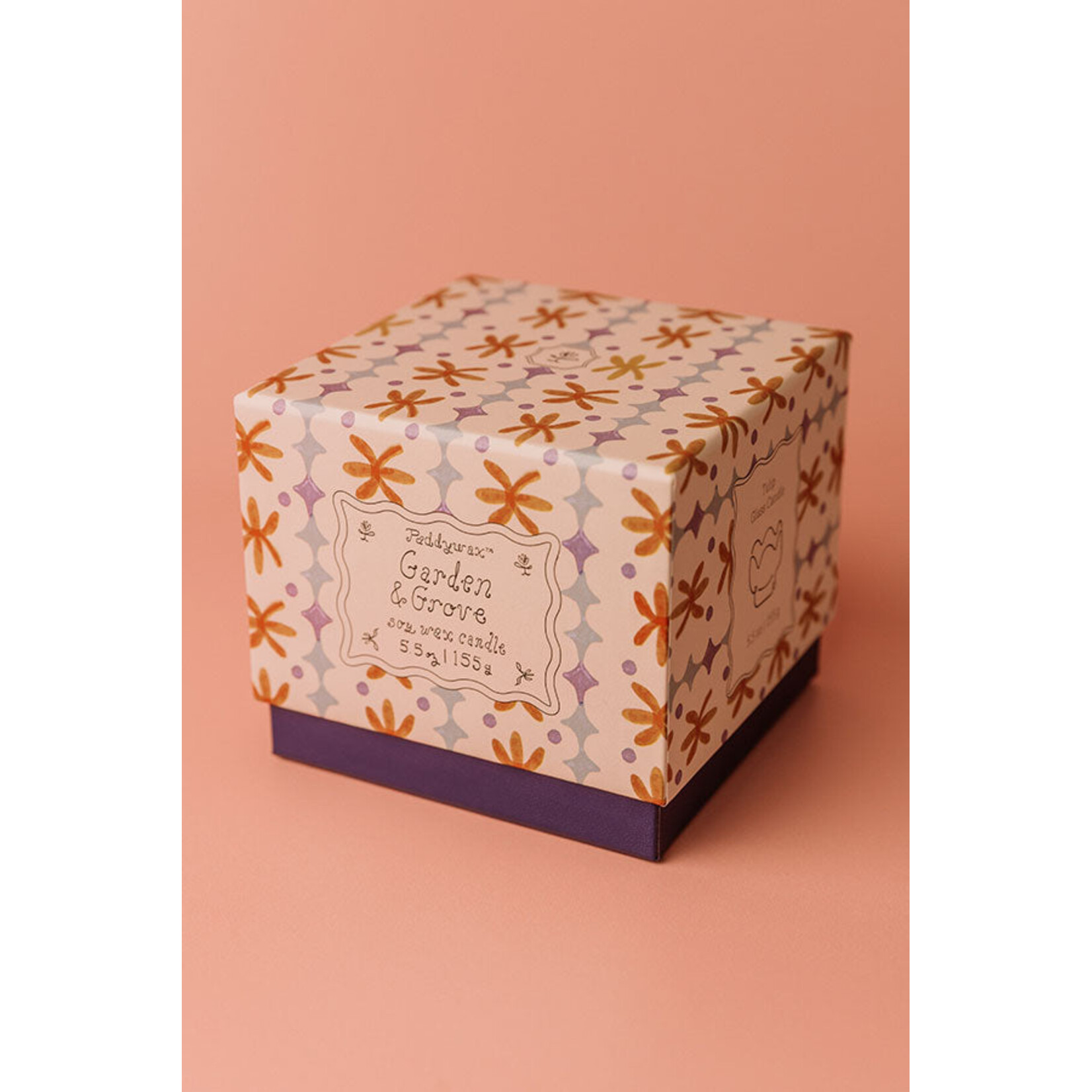 PADDYWAX Tulip Glass in Orange Garden & Grove