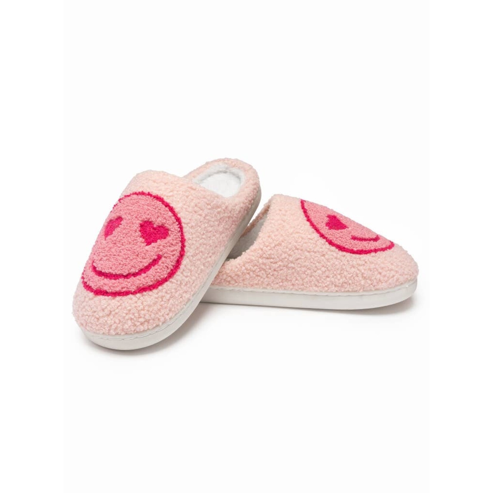 living royal Pink Happy Slippers M/L