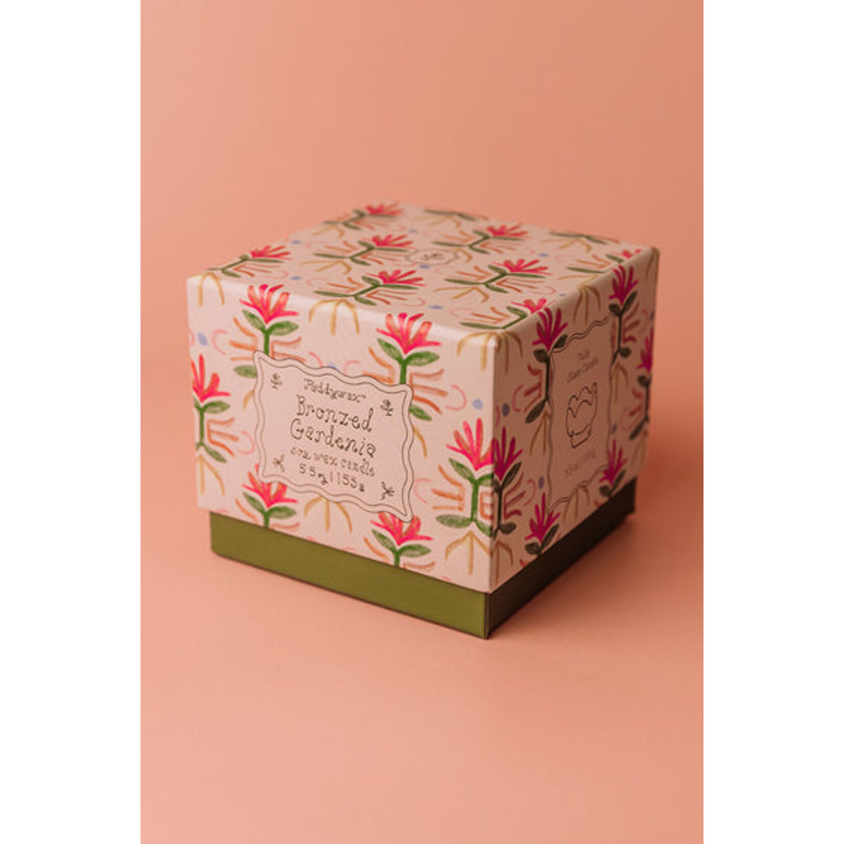 PADDYWAX Tulip Glass in Purple Bronzed Gardenia