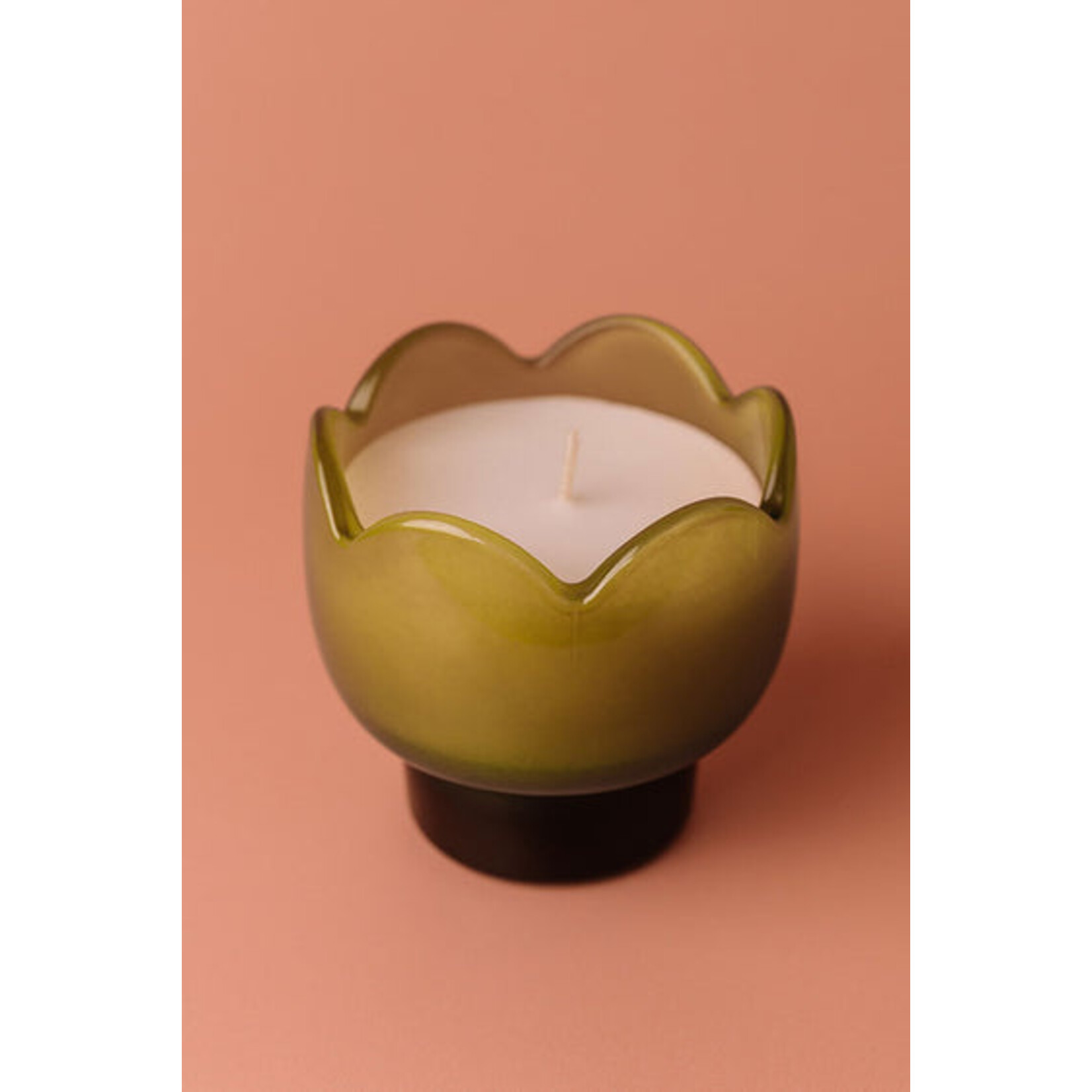 PADDYWAX Tulip Glass in Green Verbana & Lemongrass