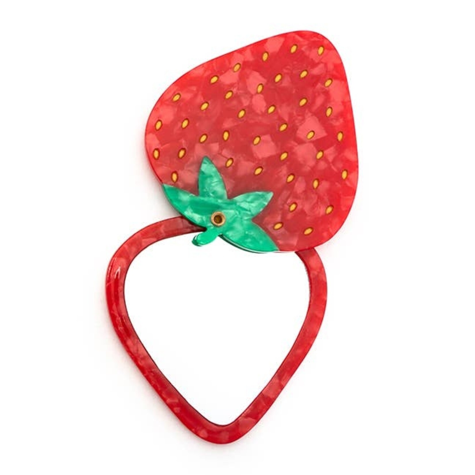Strawberry Compact Mirror