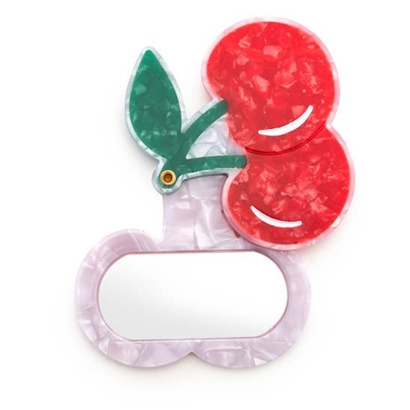 Cherry Compact Mirror