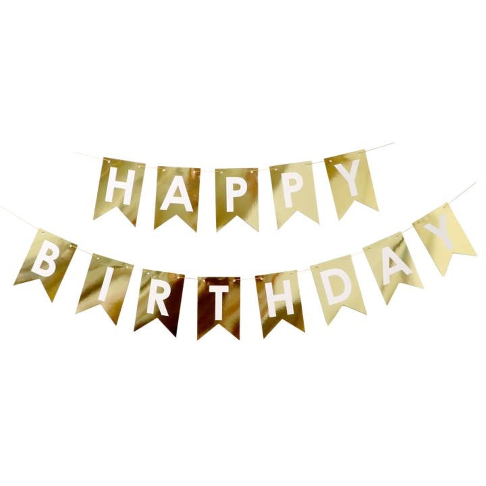 Party Partners Design Gold Foil Birthday Banner