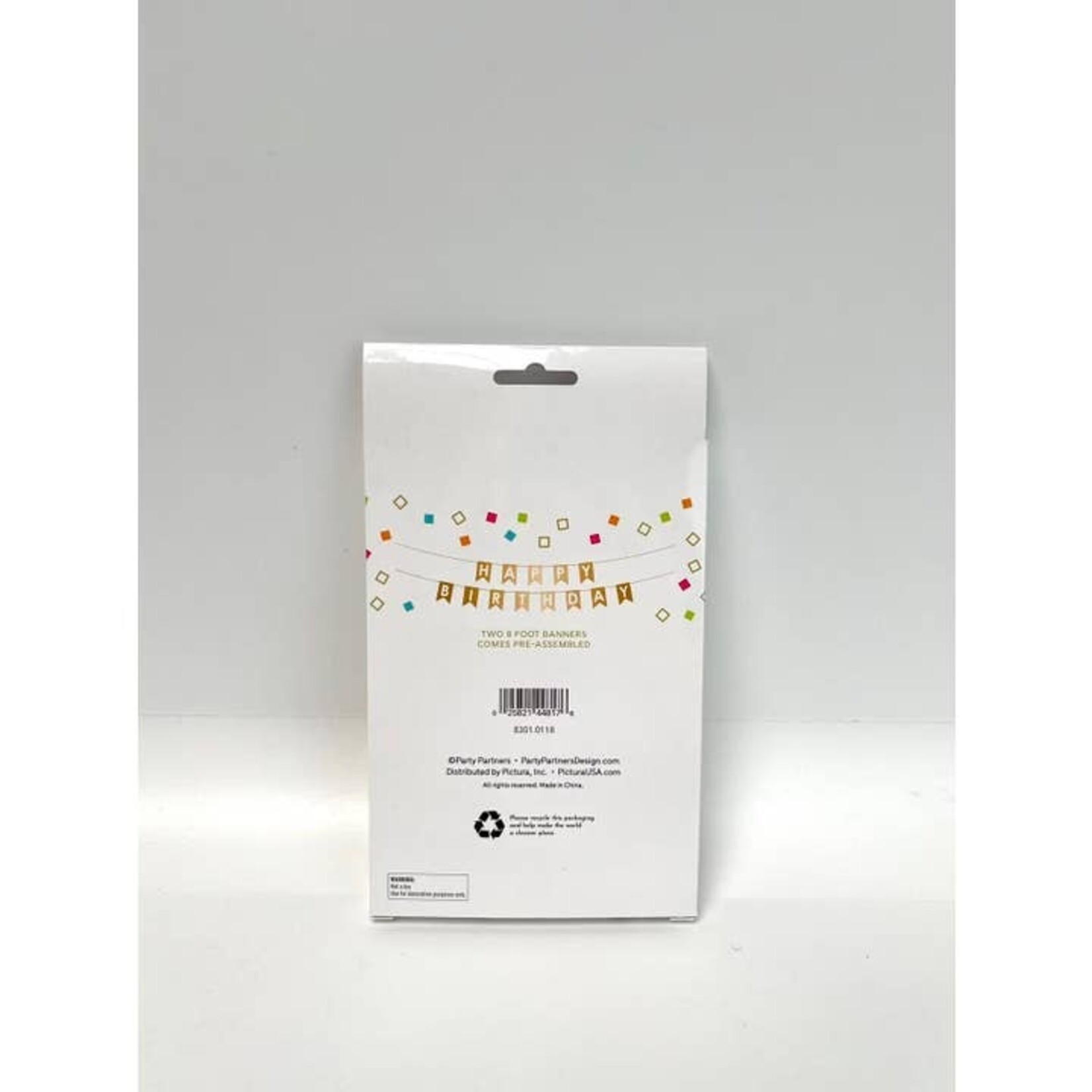 Party Partners Design Gold Foil Birthday Banner