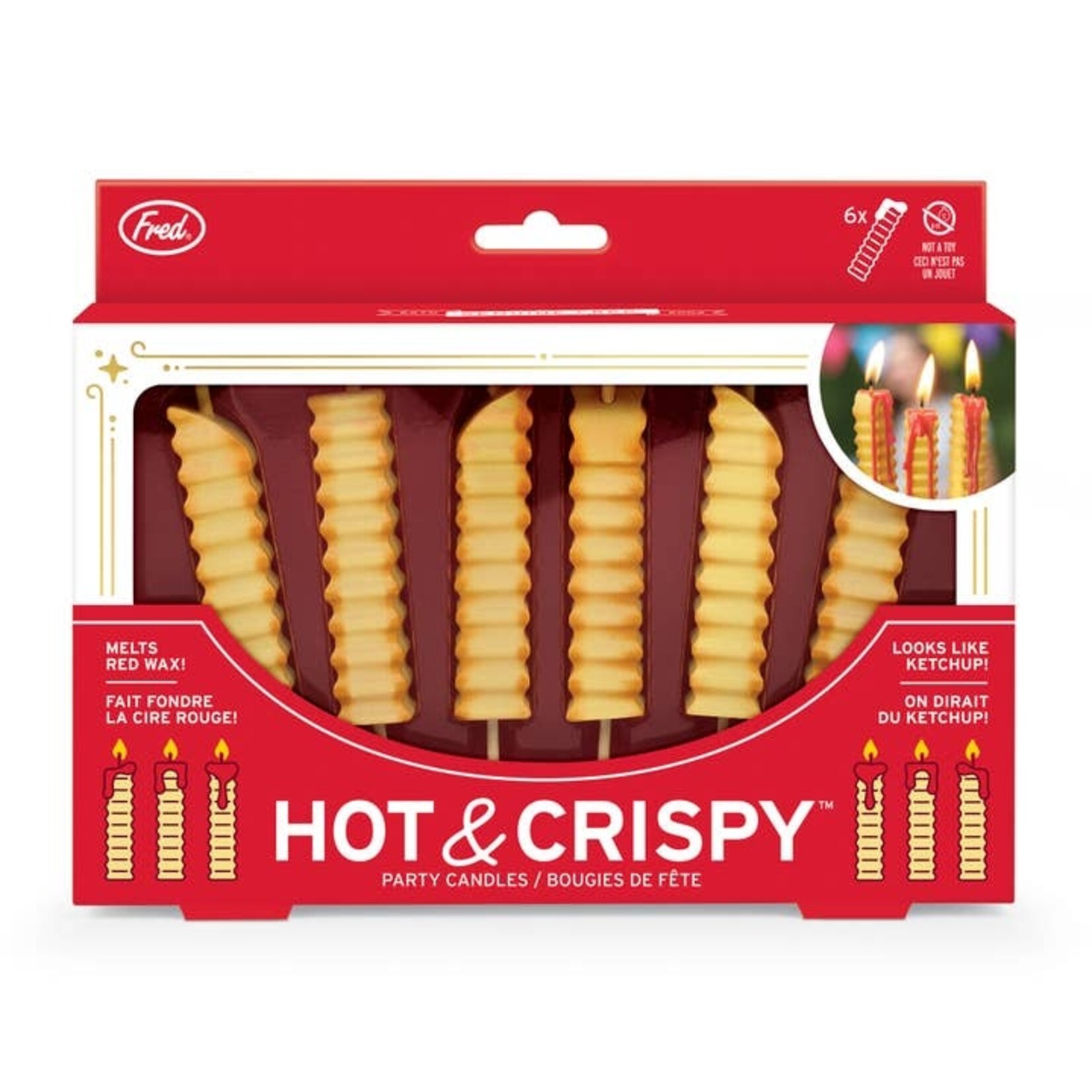 Fred & Friends Hot and Crispy French Fry Candles