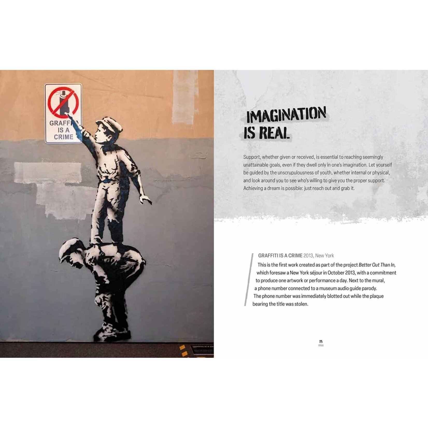 Simon and Schuster Banksy Wisdom: 40 Messages Through Street Art