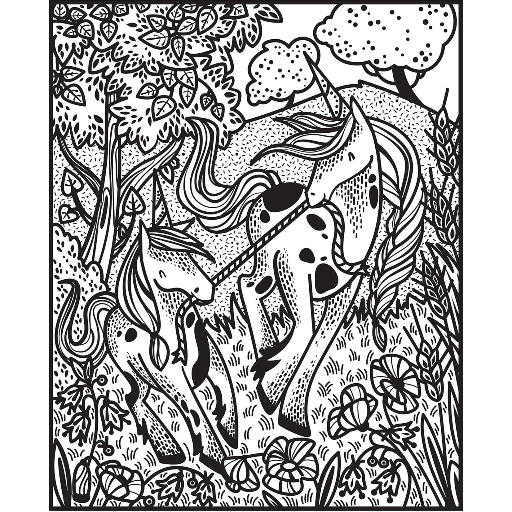 HarperCollins Unicorns Magic Painting  Book